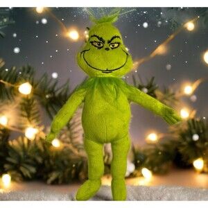 Dr. Seuss Grinch 15" Plush Stuffed Animal *Tags removed*